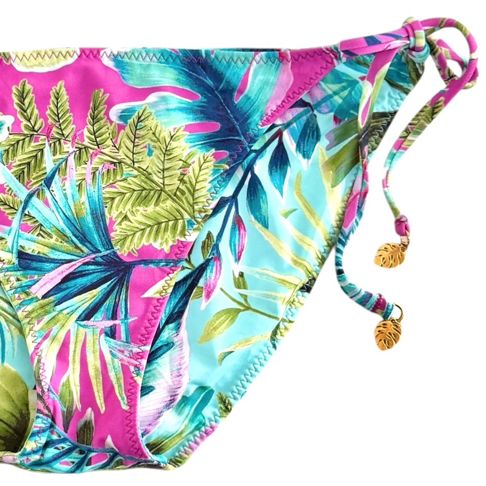 Tommy Bahama Sun Kissed Tropics Reversible String Bikini Bottom - Picture 9 of 16